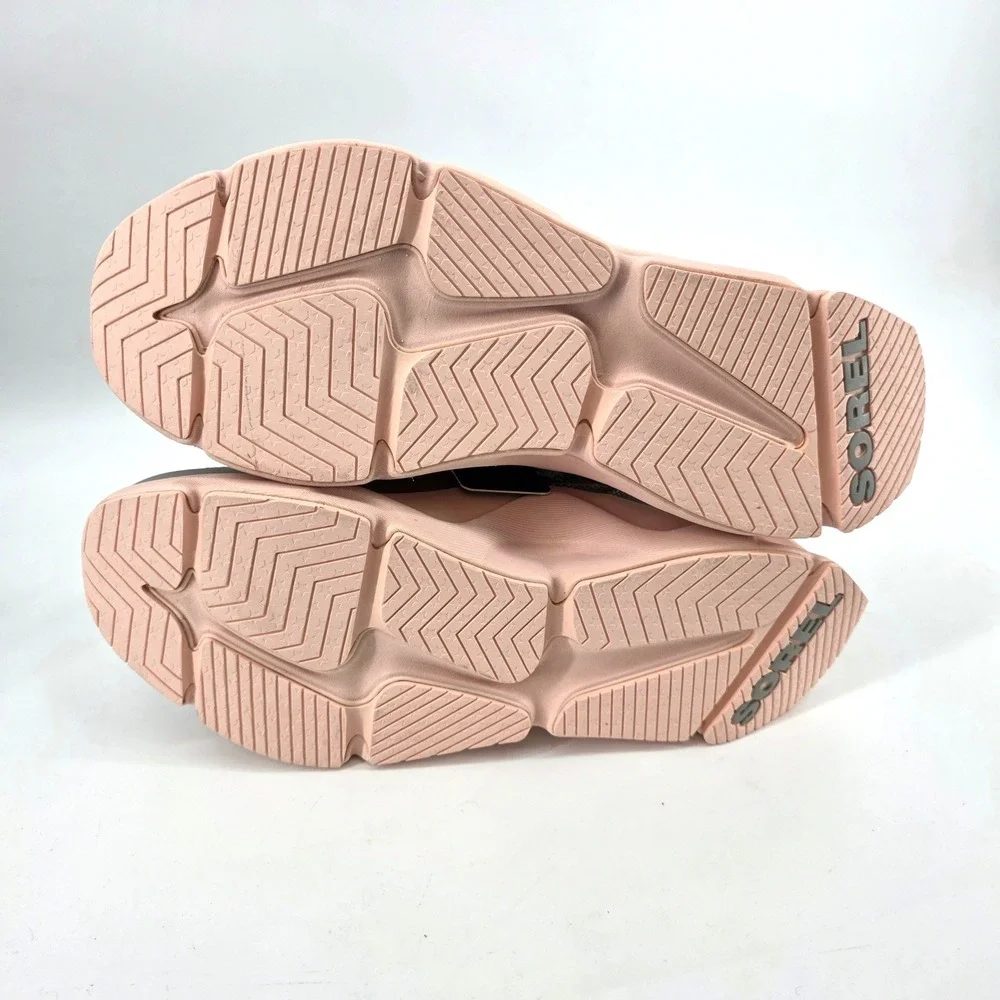 Sorel Womens 9 KINETIC RNEGD SOPRT Insulated Waterproof Boot in Gray-$140